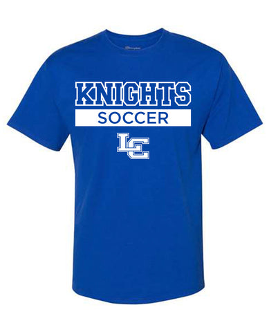 Knights Soccer - Short Sleeve T-Shirt - Royal
