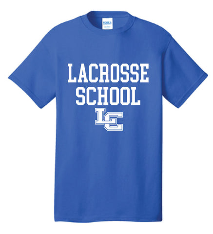 Lacrosse School  T-Shirt - Royal