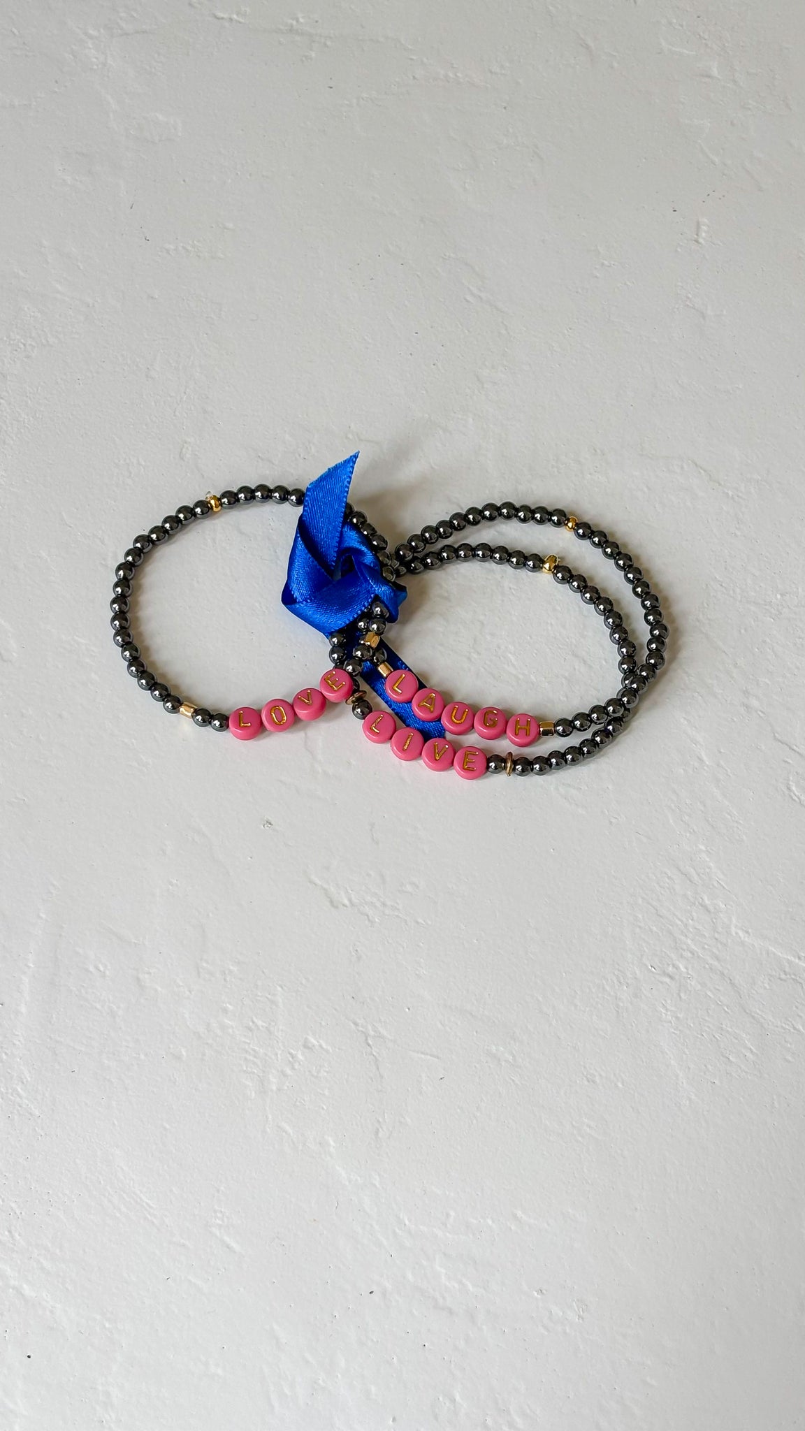 Live Laugh Love Beaded Bracelet Set