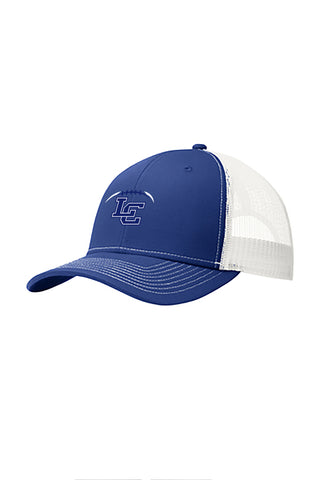 LC Seams Embroidery - Richardson Structured Cap - Royal/Wht