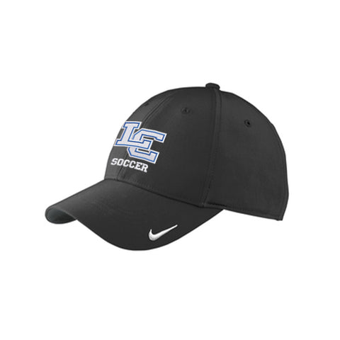 Soccer Embroidery - Nike Legacy Dri-Fit Cap - Black