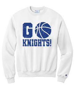 Go Knights - Champion Powerblend Crewneck Sweatshirt - White