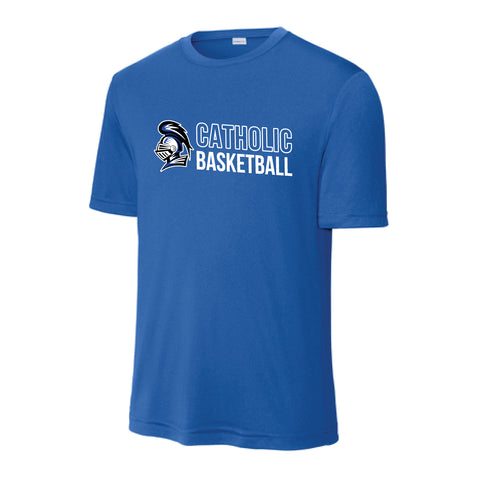 Catholic Basketball - Dry Fit T-Shirt - Royal