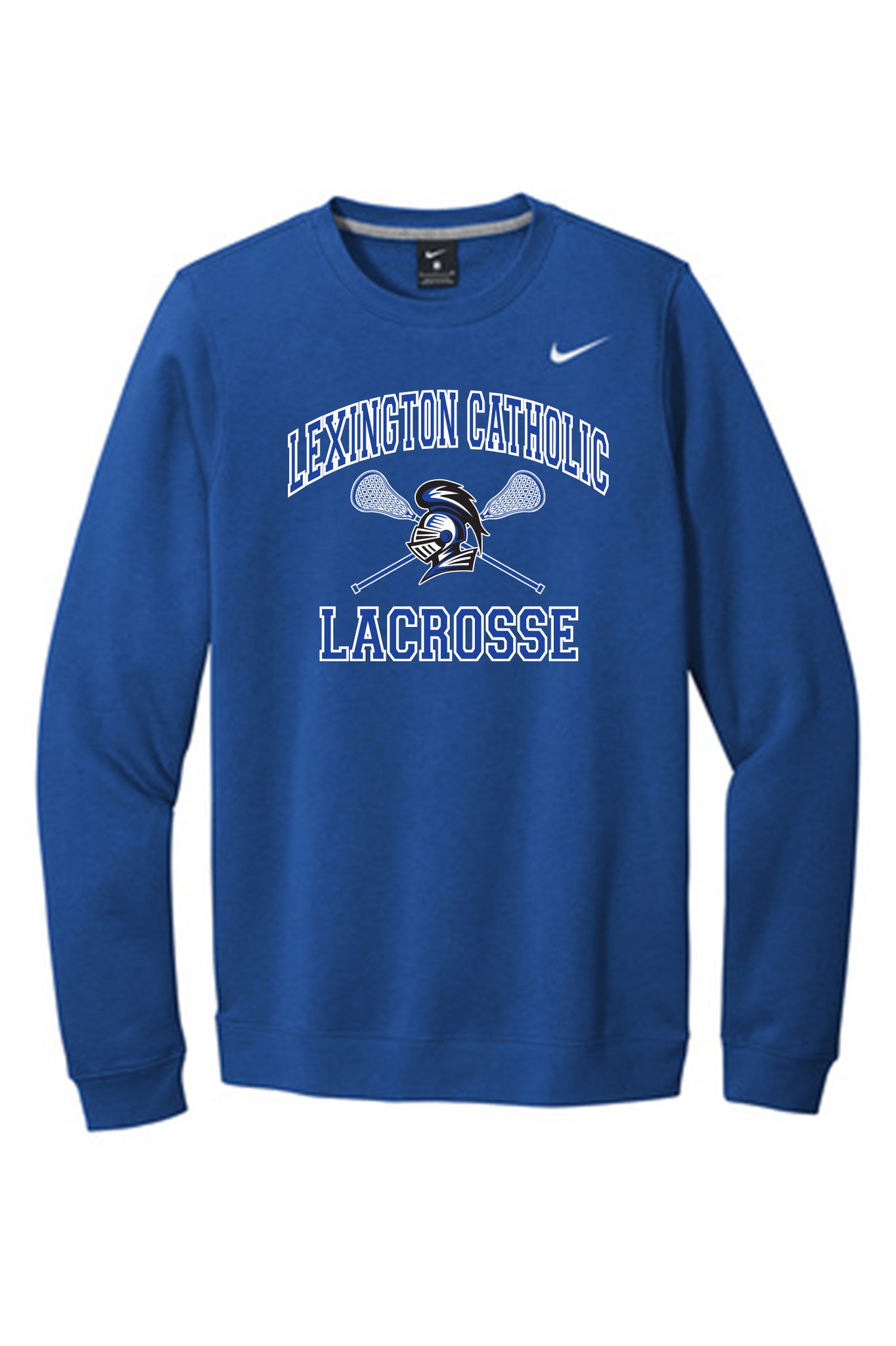 LC Lacrosse - Nike Club Fleece Crew - Royal