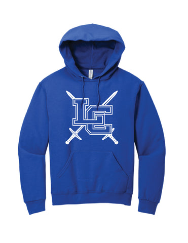 LC Swords Hoodie Jerzees Royal