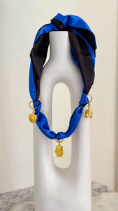 Scarf Necklace - Royal/Armor