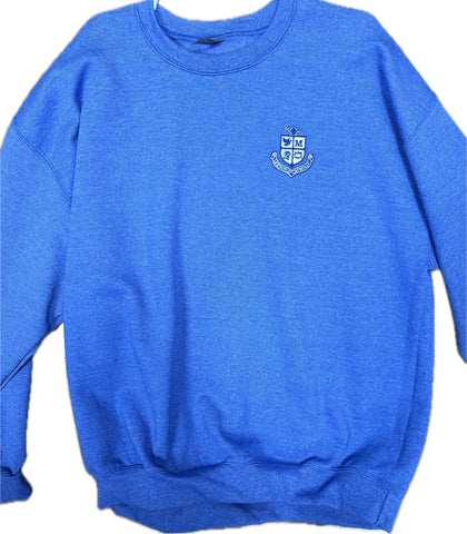 Crew Neck Sweatshirt PC90 Heather Royal