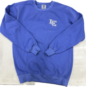 LC Comfort Colors Crewneck Flo Blue