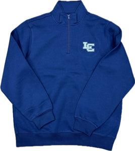 LC Sport Tek Fleece 1/4 Zip Pullover Navy