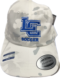 LC Soccer white camo hat
