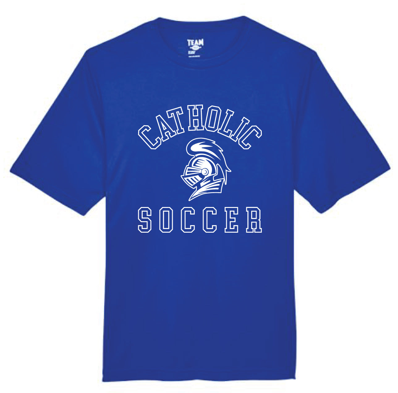 Catholic Soccer - YOUTH Sport Tek Dry Fit T-Shirt - Royal