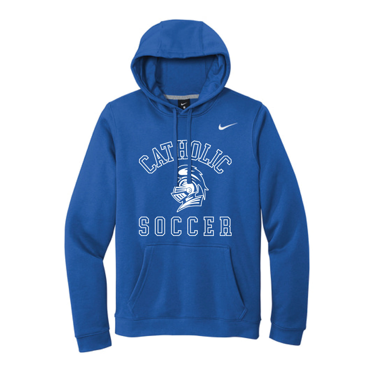Catholic Soccer - Nike Club Fleece Hoodie - Royal