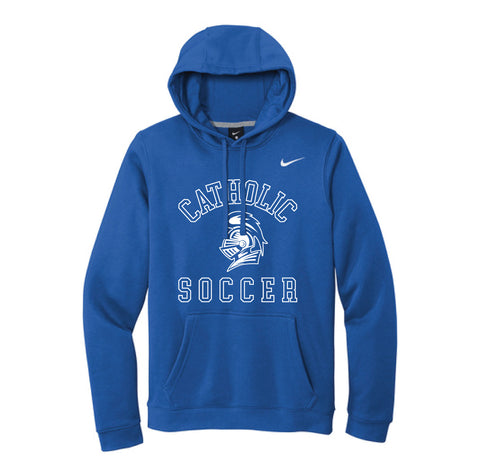 Catholic Soccer - Nike Club Fleece Hoodie - Royal