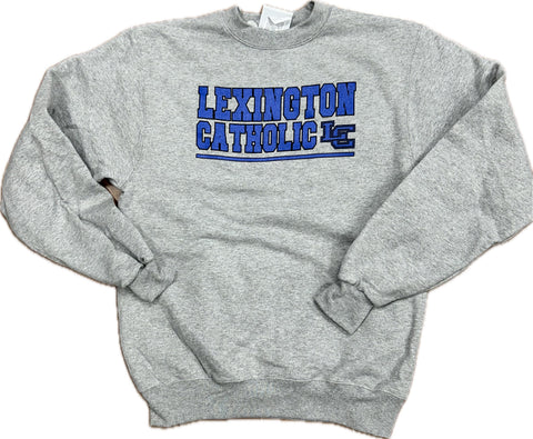 Lexington Catholic Champion Sweatshirt-- GRAY