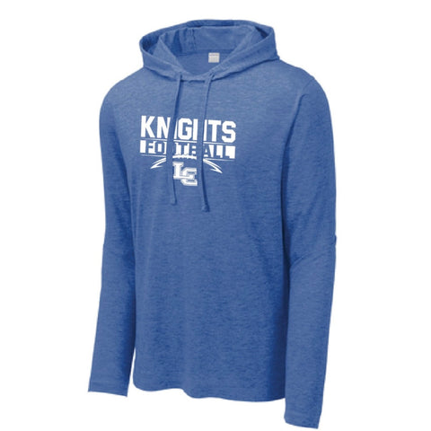Knights Football - Sport Tek Long Sleeve Hoodie - Royal Heather