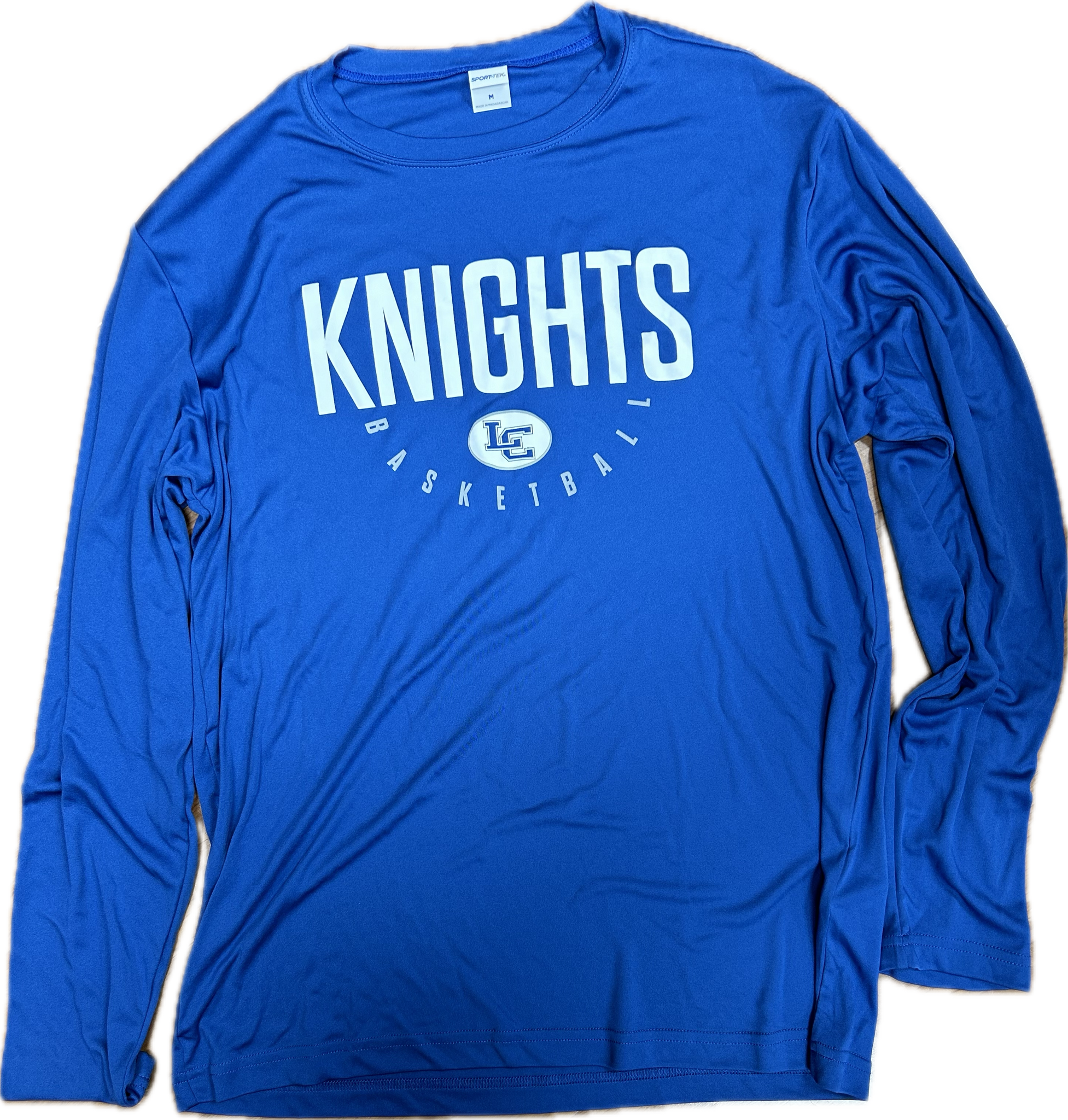 Knights Basketball Long Sleeve Sport-Tek Dry Fit T-shirt 2 COLORS