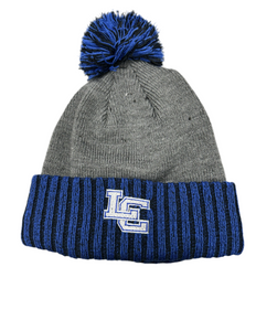 New Era Sideline Beanie-- Gray & Blue