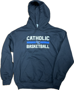 Catholic Basketball - Hooded Sweatshirt - Black