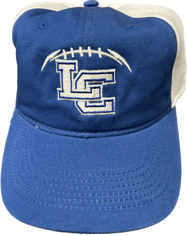 Relaxed Fit Hat Blue Football Seams