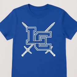 LC Swords T-shirt Sport Tek Royal