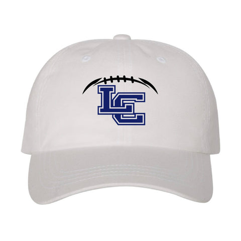 LC Football Embroidery - Yuppong Relaxed Cap - White