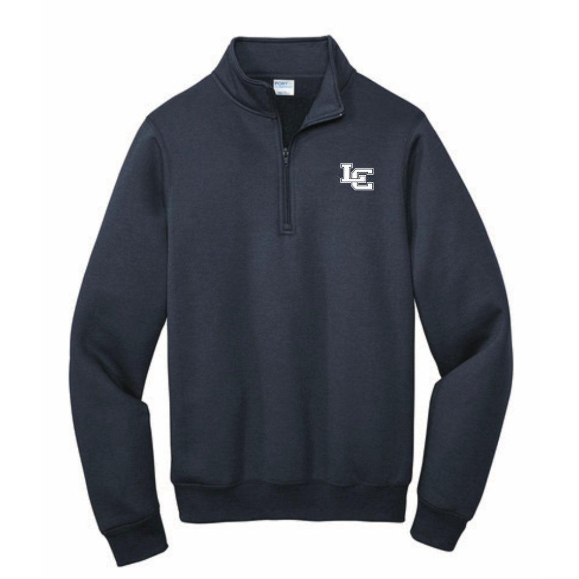 Port & Company LC Fleece 1/4 Zip Pullover - Navy