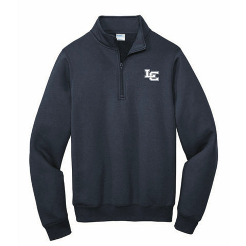 Port & Company LC Fleece 1/4 Zip Pullover - Navy