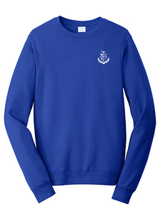 Port & Company® Essential Fleece Crewneck Sweatshirt Royal