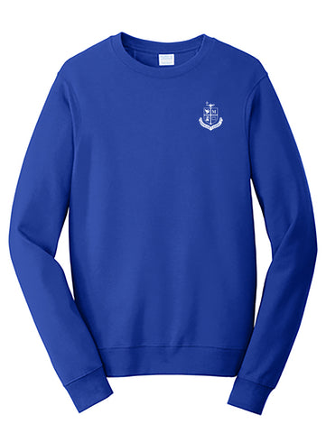 Pre-Order Port & Company® Essential Fleece Crewneck Sweatshirt Royal