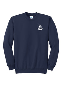 Pre-Order Port & Company® Essential Fleece Crewneck Sweatshirt Navy