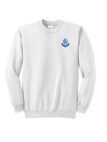 Port & Company®  Crewneck Sweatshirt White