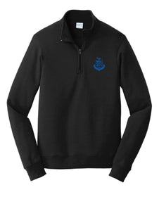 Port & Company Fleece 1/4 Zip Pullover Black