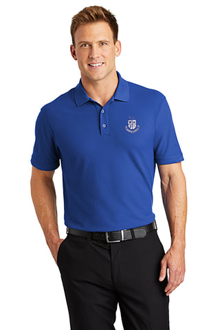 PRE-ORDER Men’s Pique Short Sleeve Uniform Polo Royal Blue