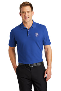 Men’s Pique Short Sleeve Uniform Polo Royal Blue